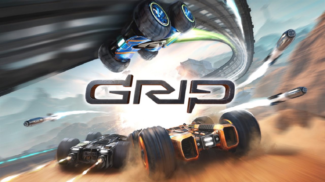 Grip: Combat Racing title screen for Nintendo Switch