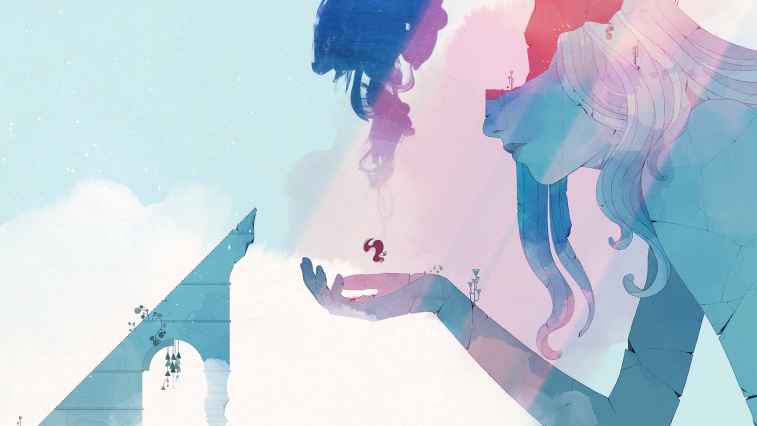 Gris title screen for Nintendo Switch