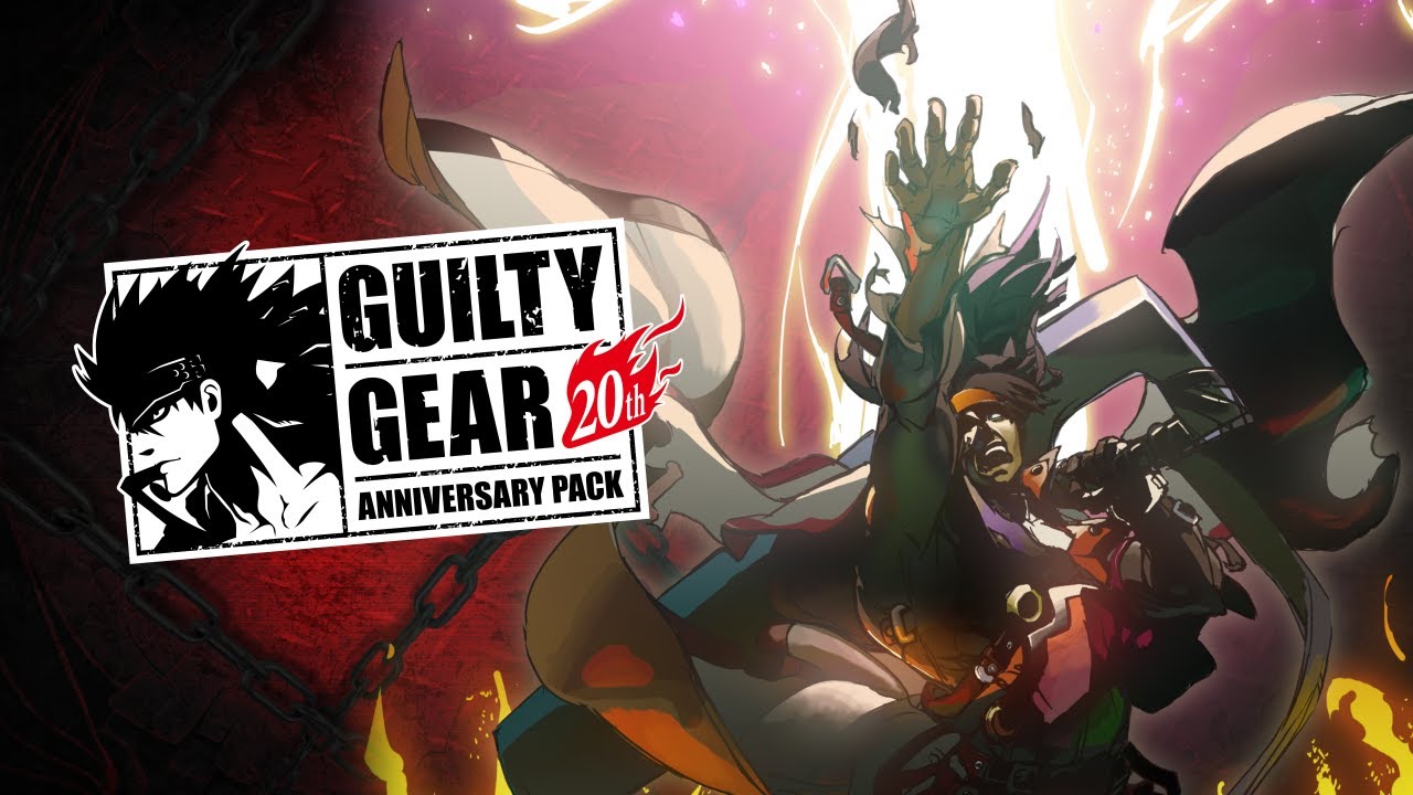 Guilty Gear 20th Anniversary Pack title screen for Nintendo Switch