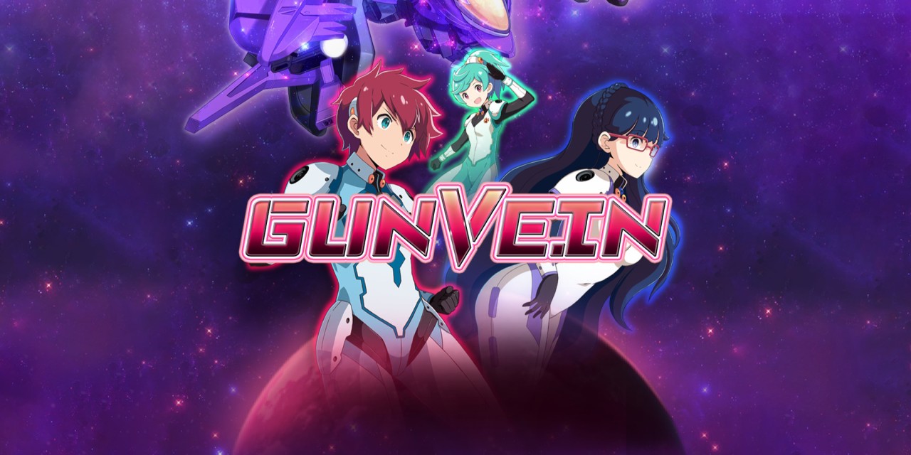 Gunvein title screen for Nintendo Switch