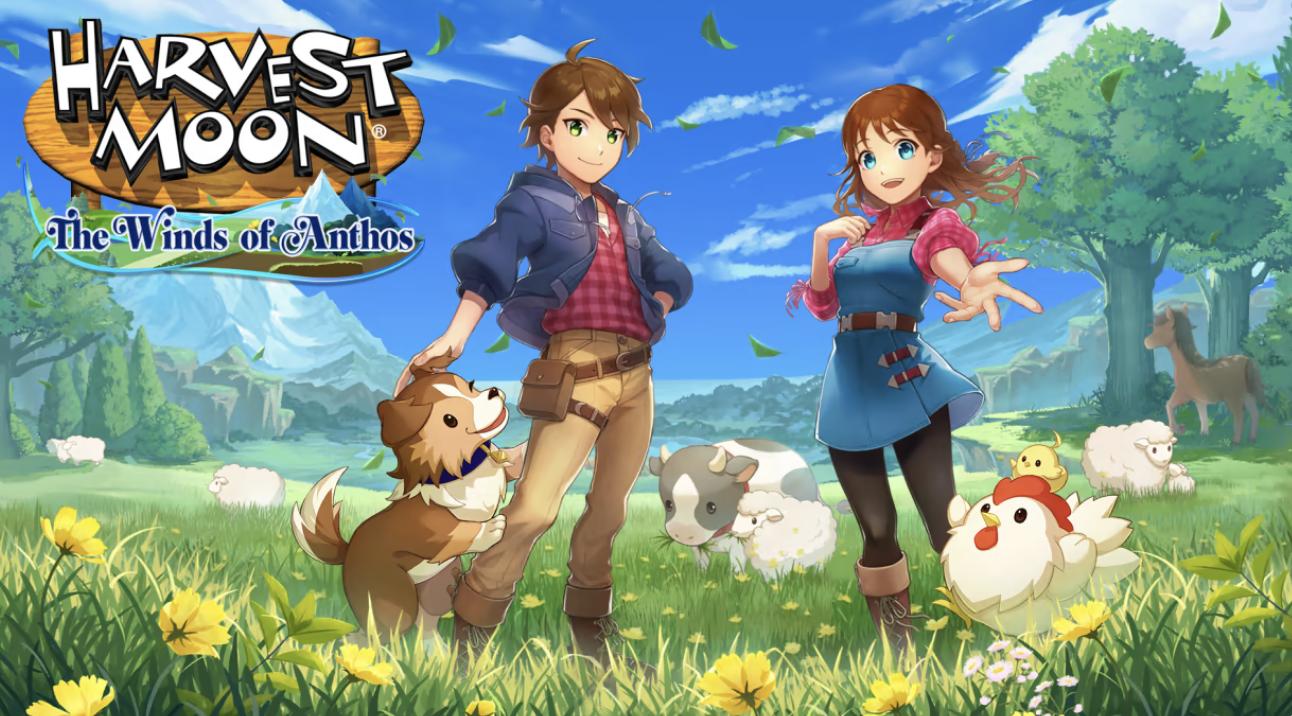 Harvest Moon: The Winds Of Anthos Complete title screen for Nintendo Switch