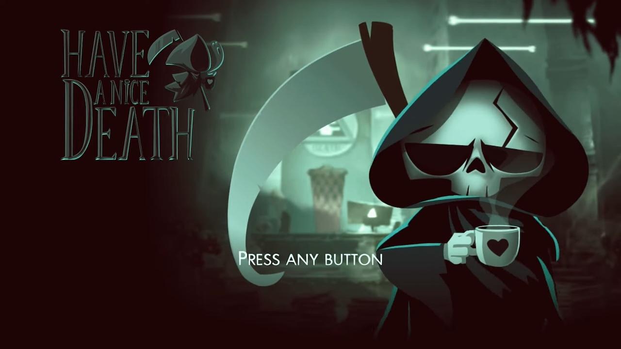 Have A Nice Death title screen for Nintendo Switch