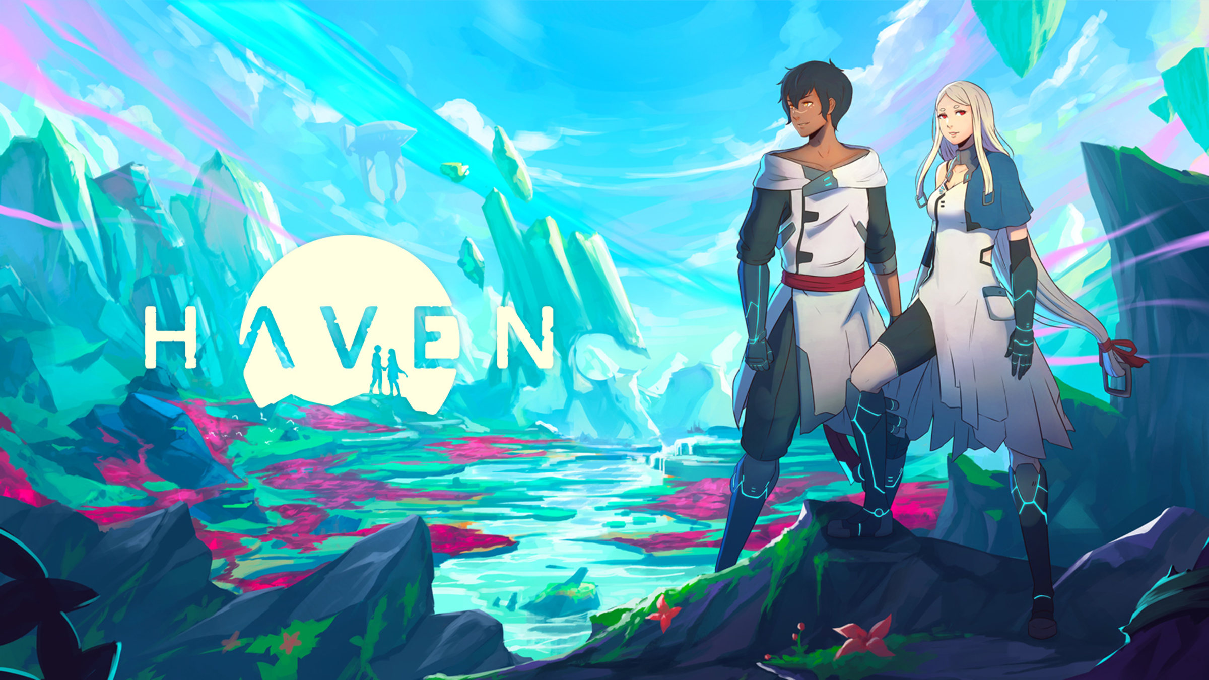 Haven title screen for Nintendo Switch