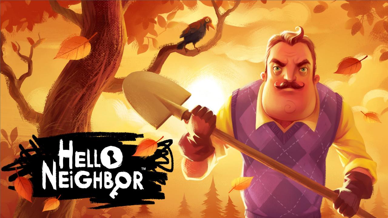 Hello Neighbor title screen for Nintendo Switch