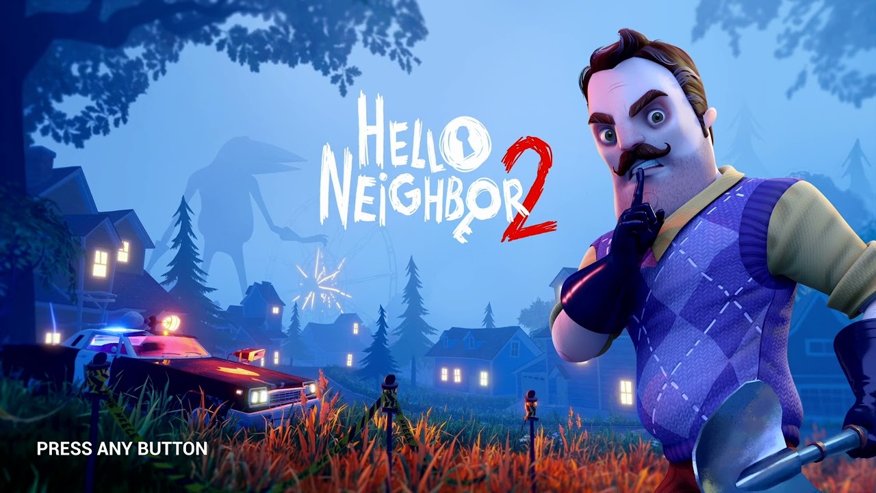 Hello Neighbor 2 title screen for Nintendo Switch