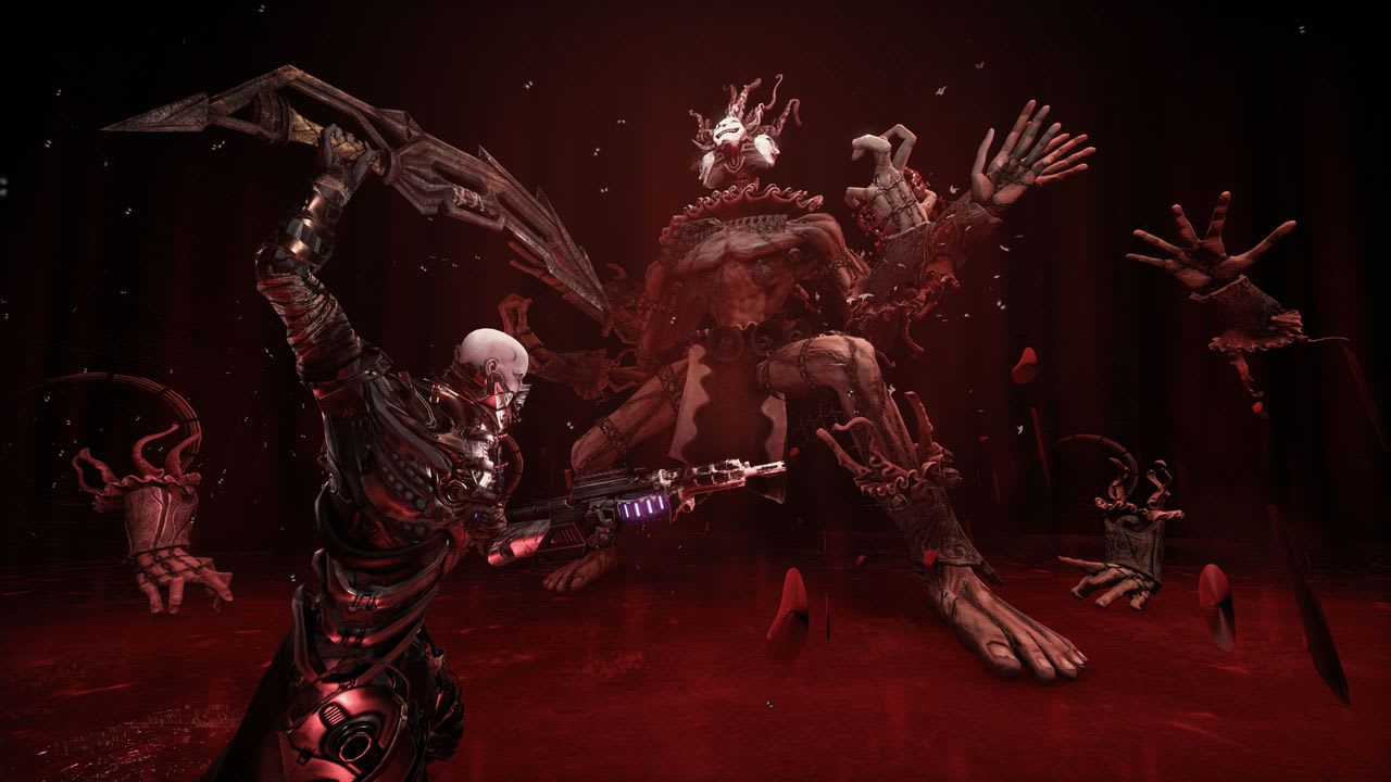 Hellpoint title screen for Nintendo Switch