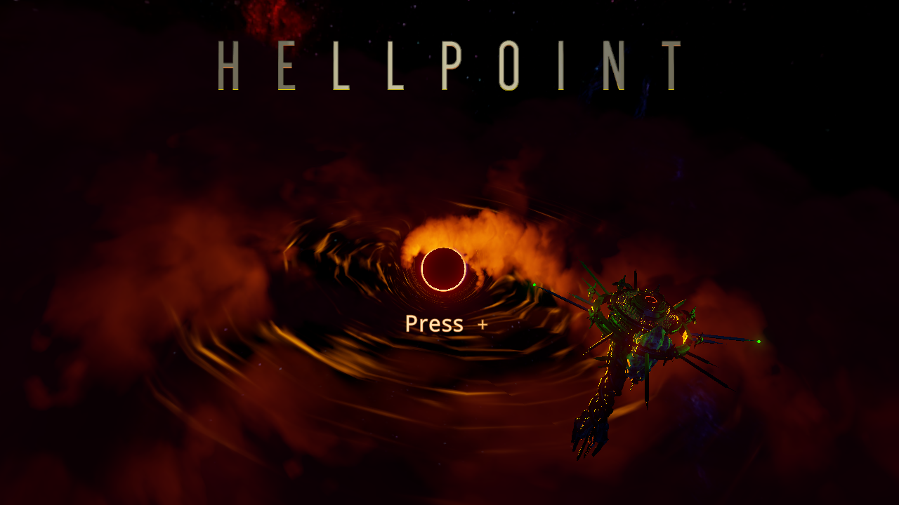 Hellpoint title screen for Nintendo Switch