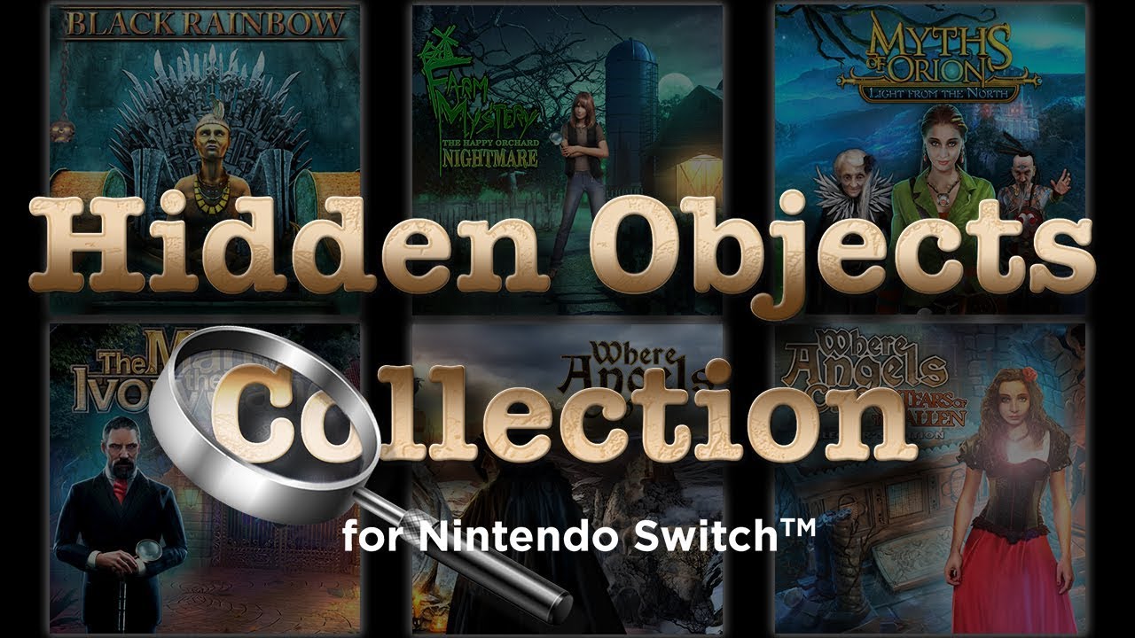 Hidden Objects Collection title screen for Nintendo Switch