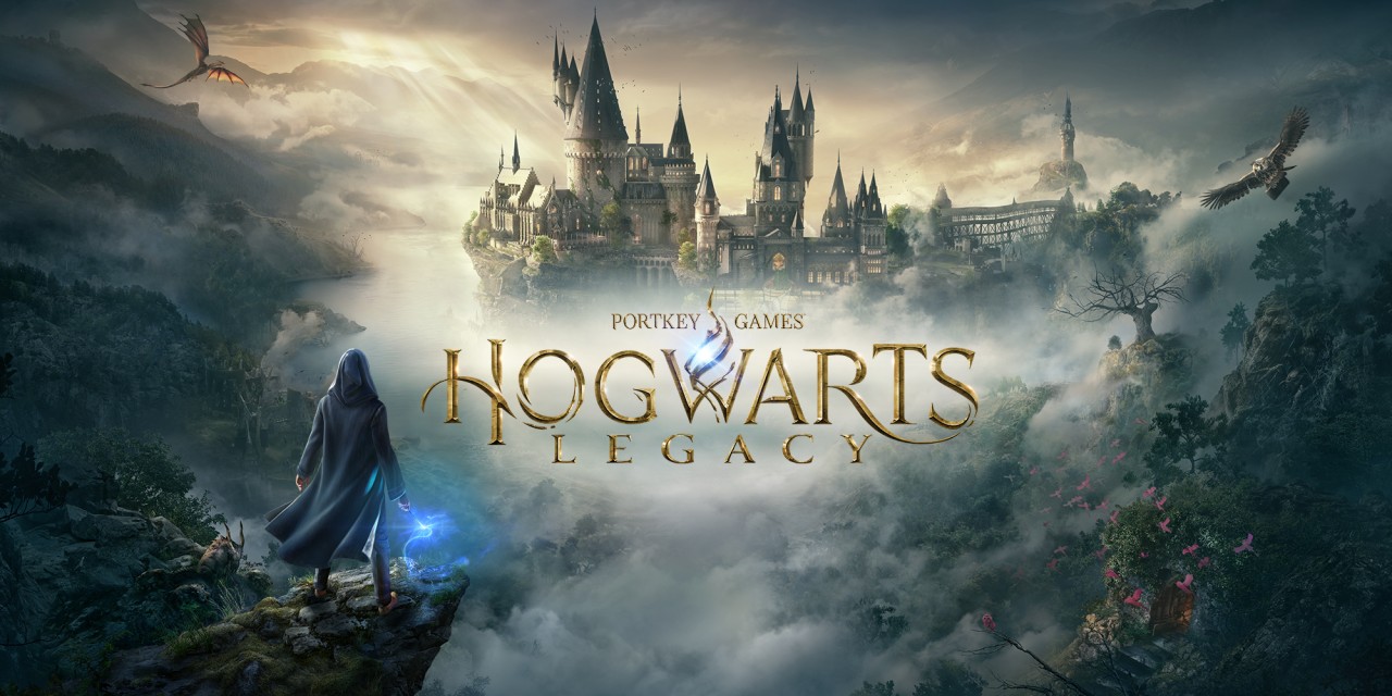 Hogwarts Legacy title screen for Nintendo Switch