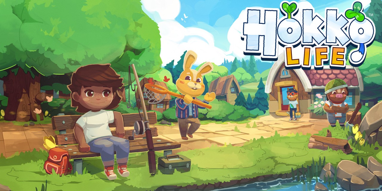 Hokko Life title screen for Nintendo Switch