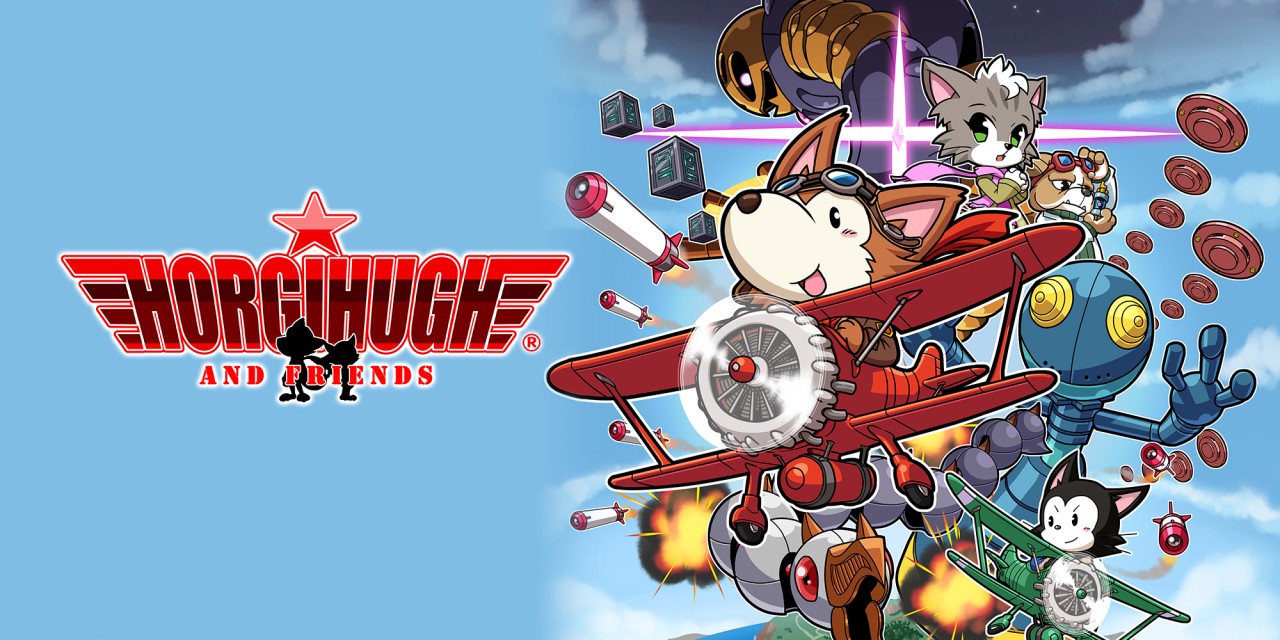 Horgihugh and Friends title screen for Nintendo Switch