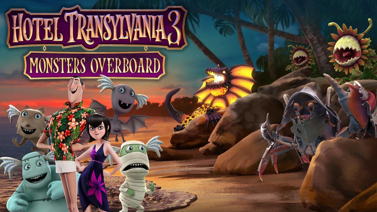 Hotel Transylvania 3: Monsters Overboard title screen for Nintendo Switch