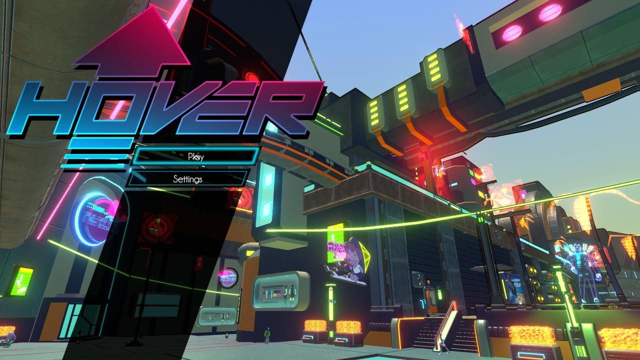 Hover title screen for Nintendo Switch