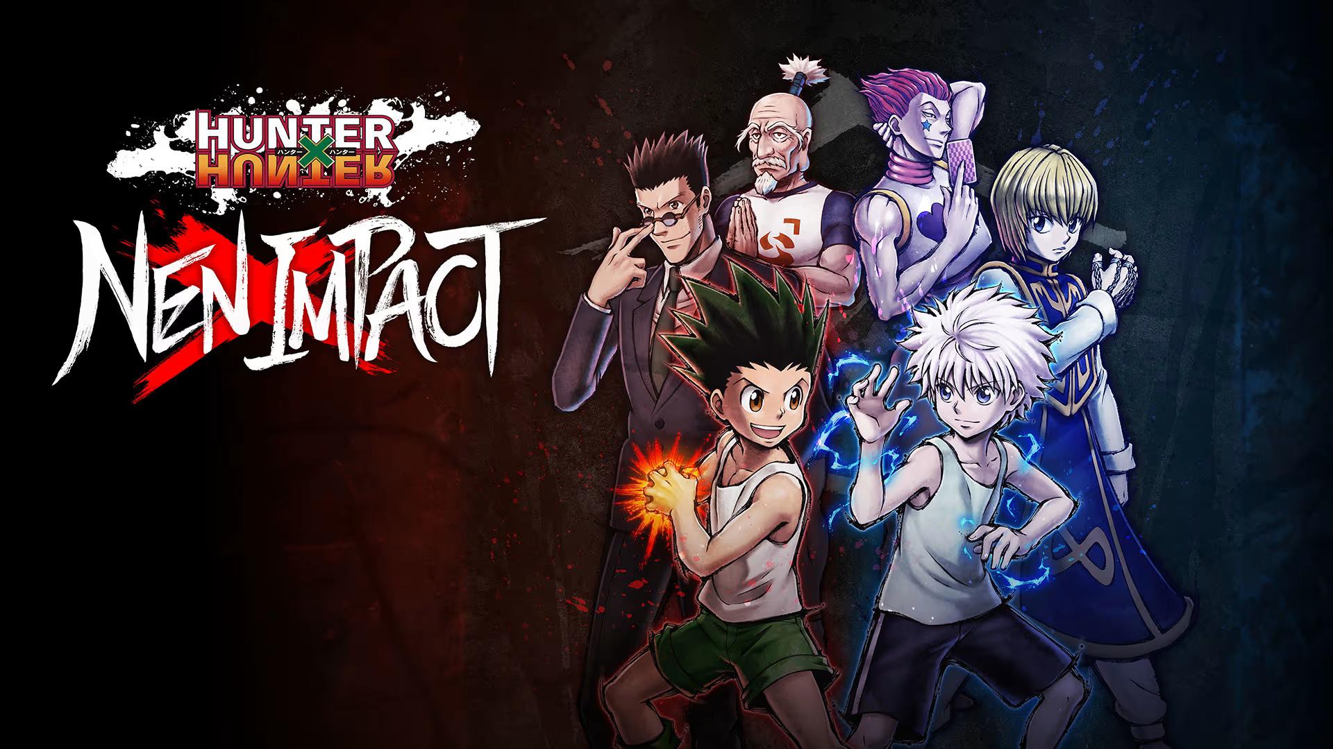 Hunter X Hunter Nen X Impact title screen for Nintendo Switch