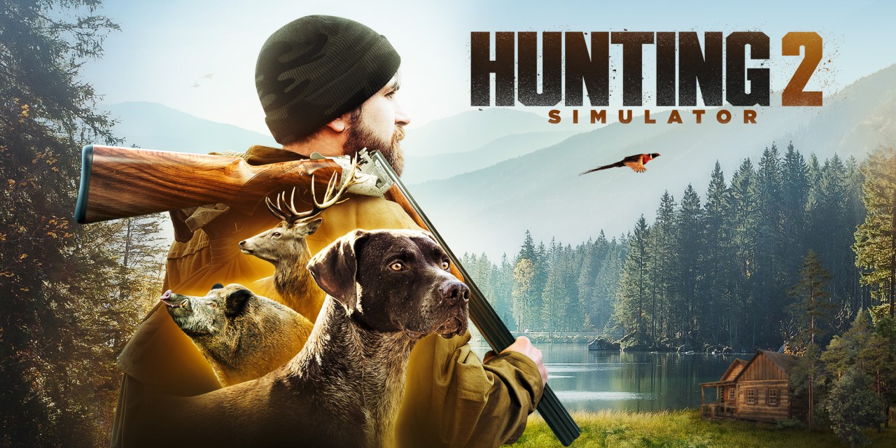 Hunting Simulator 2 title screen for Nintendo Switch