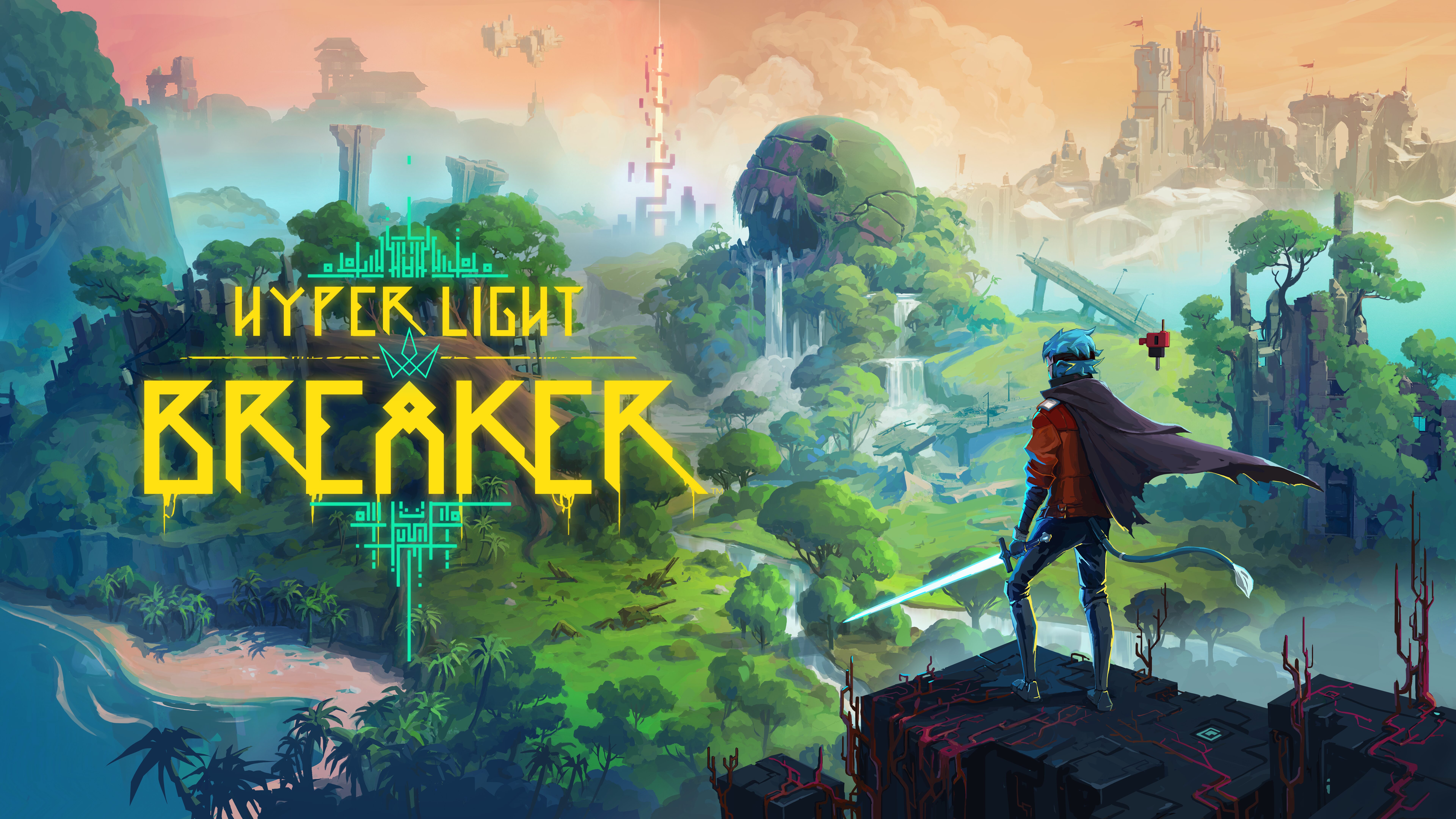 Hyper Light Drifter title screen for Nintendo Switch