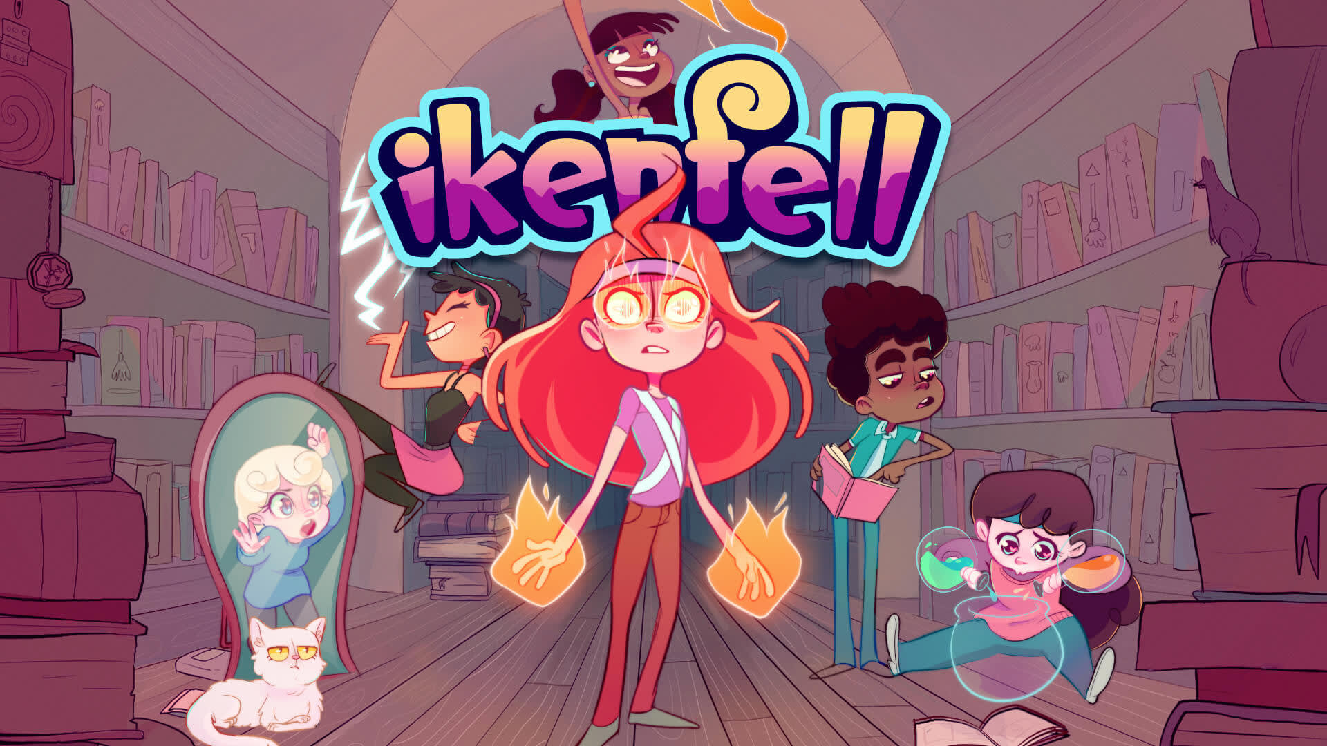 Ikenfell title screen for Nintendo Switch
