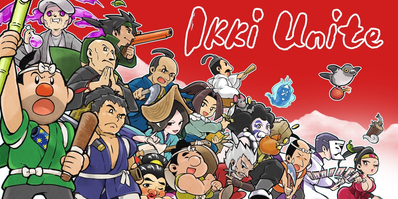 Ikki Unite title screen for Nintendo Switch