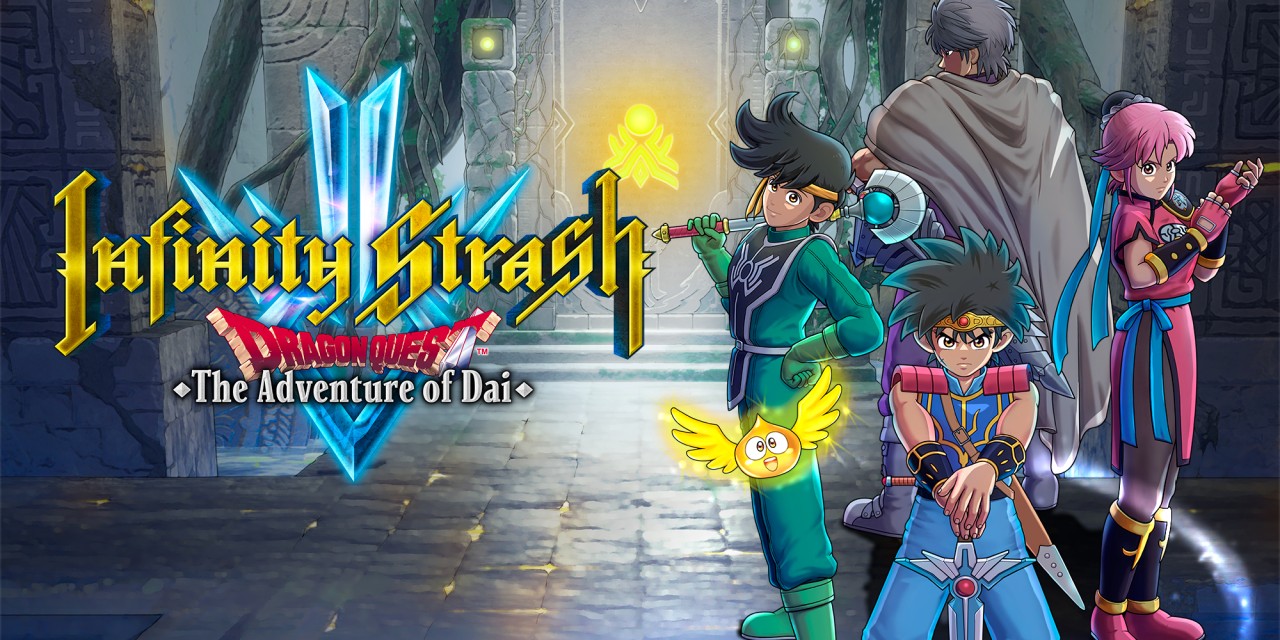 Infinity Strash: Dragon Quest The Adventure of Dai title screen for Nintendo Switch
