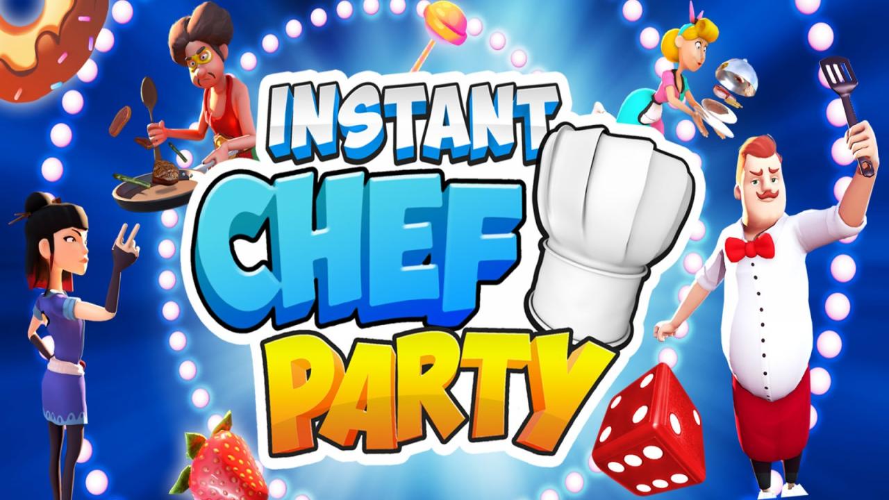 Instant Chef Party title screen for Nintendo Switch