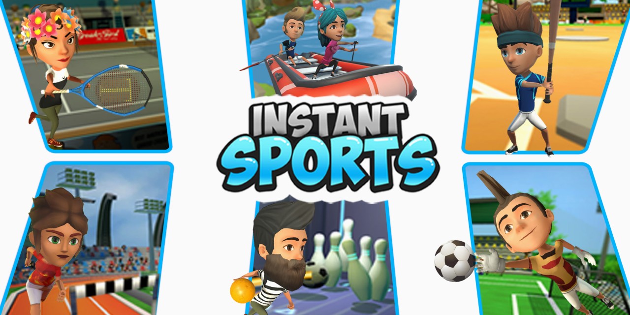 Instant Sports title screen for Nintendo Switch
