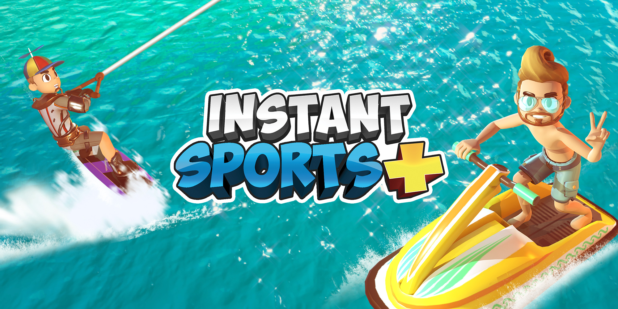 Instant Sports Plus title screen for Nintendo Switch