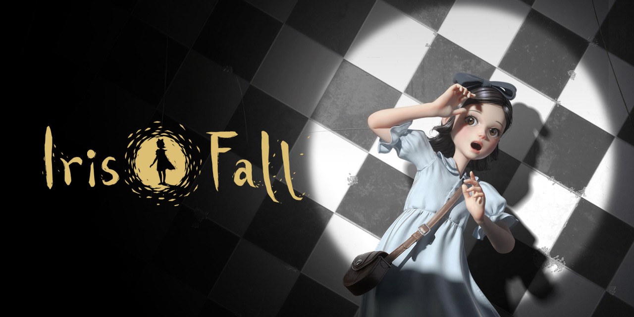 Iris Fall title screen for Nintendo Switch