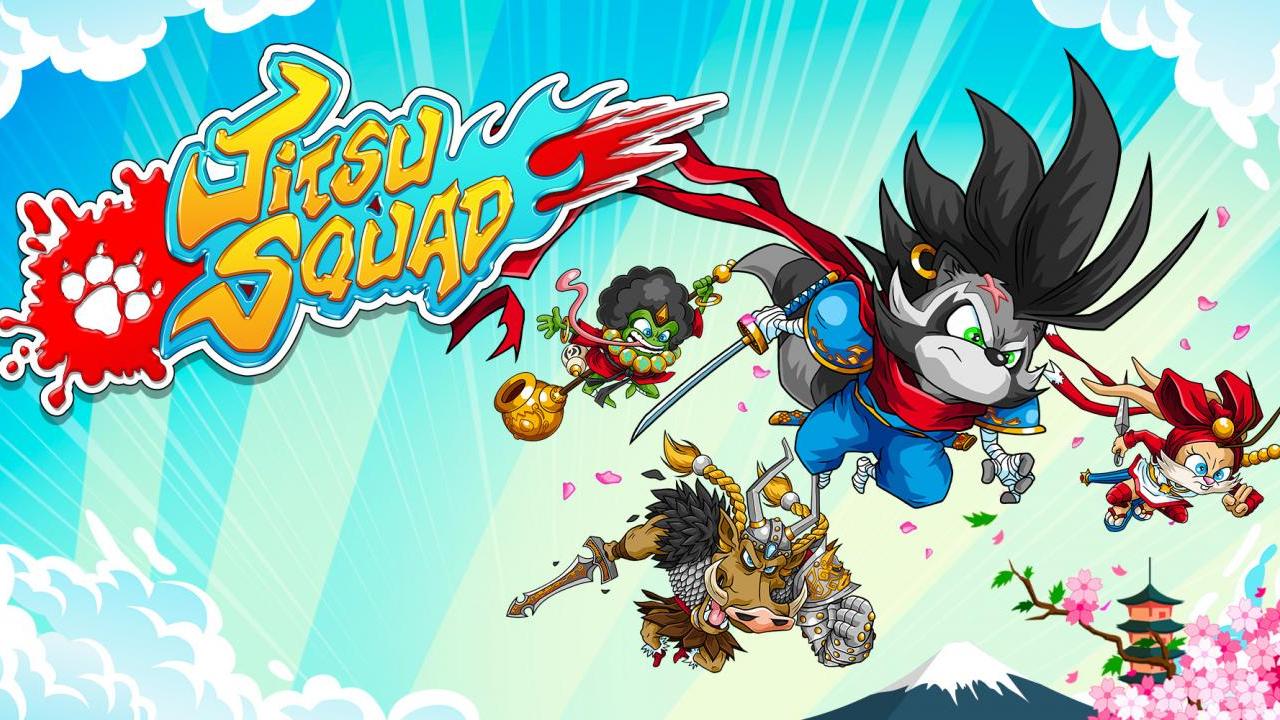 Jitsu Squad title screen for Nintendo Switch