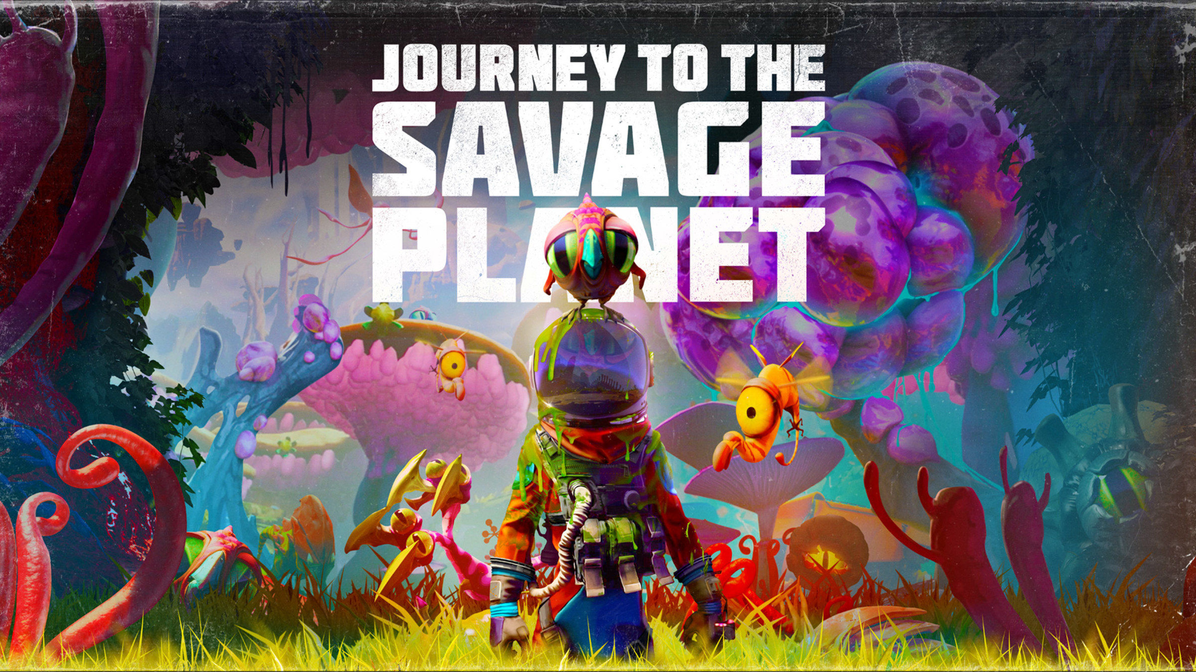 Journey to the Savage Planet title screen for Nintendo Switch