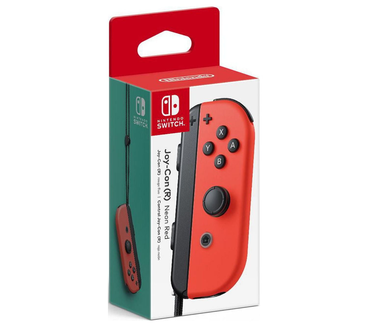Joy-Con Neon Red title screen for Nintendo Switch