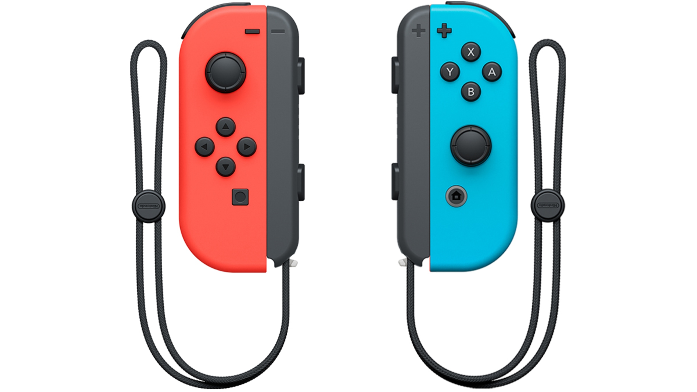 Joy-Con Neon Red & Neon Blue title screen for Nintendo Switch