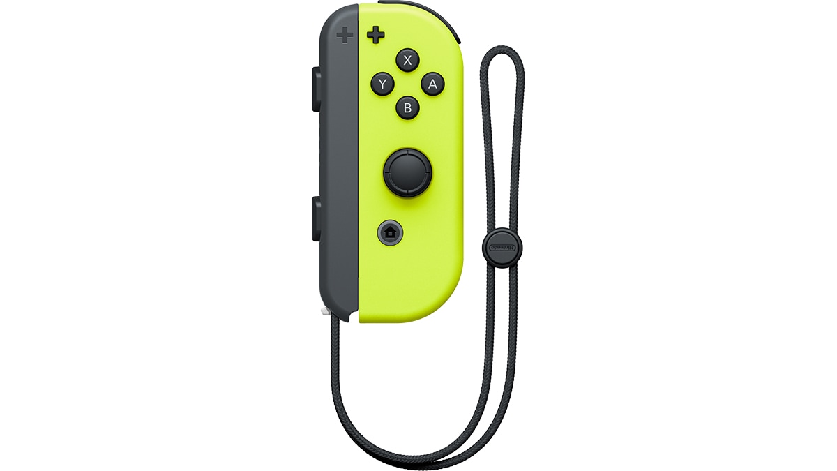 Joy-Con Neon Yellow title screen for Nintendo Switch