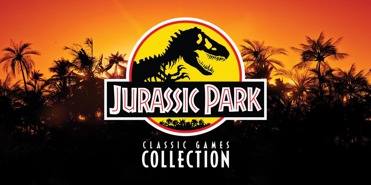 Jurassic Park: Classic Games Collection title screen for Nintendo Switch