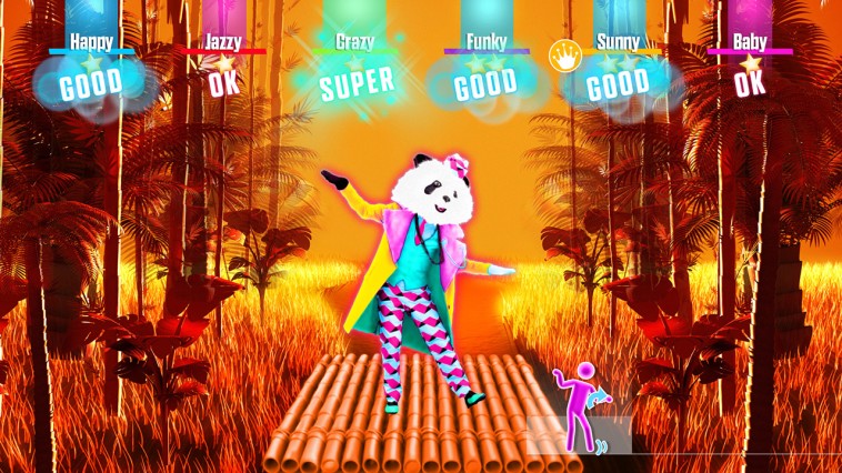 Just Dance 2018 title screen for Nintendo Switch