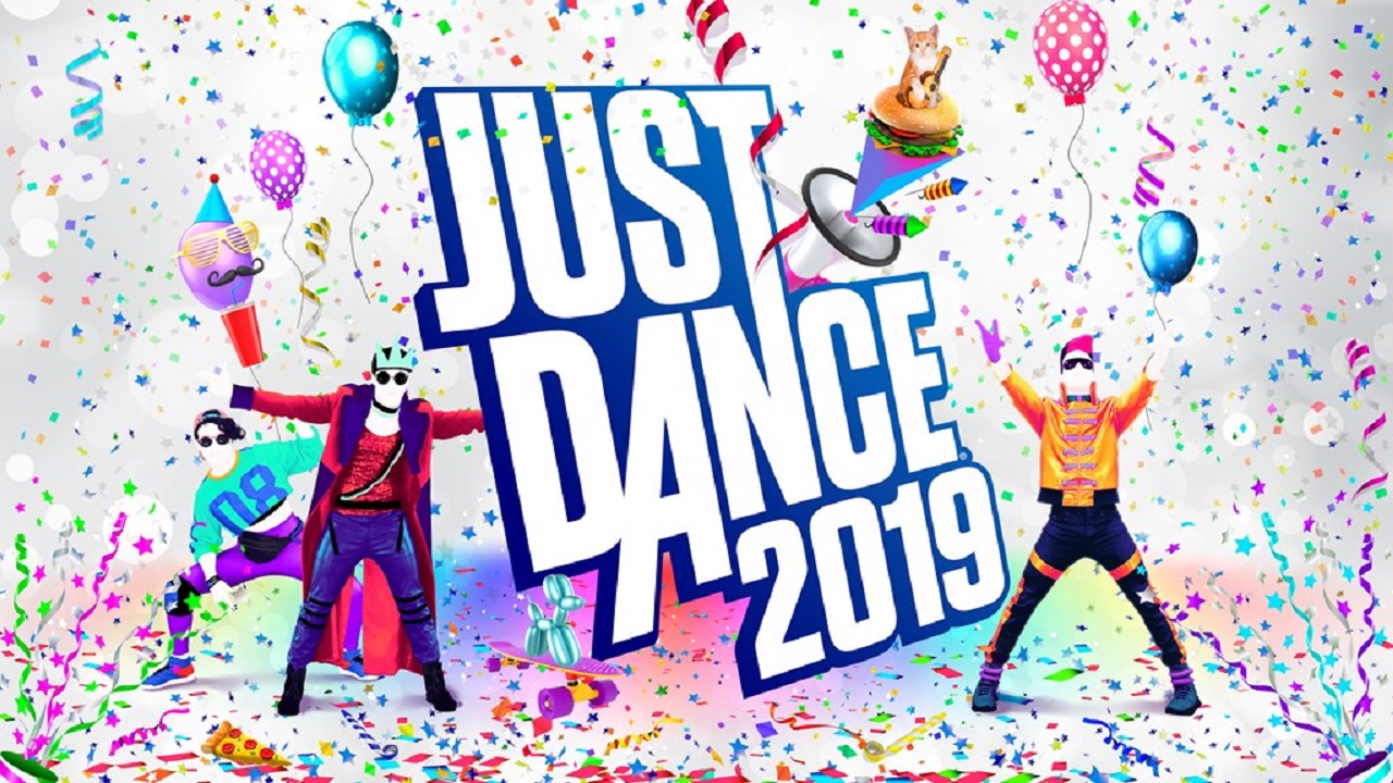 Just Dance 2019 title screen for Nintendo Switch