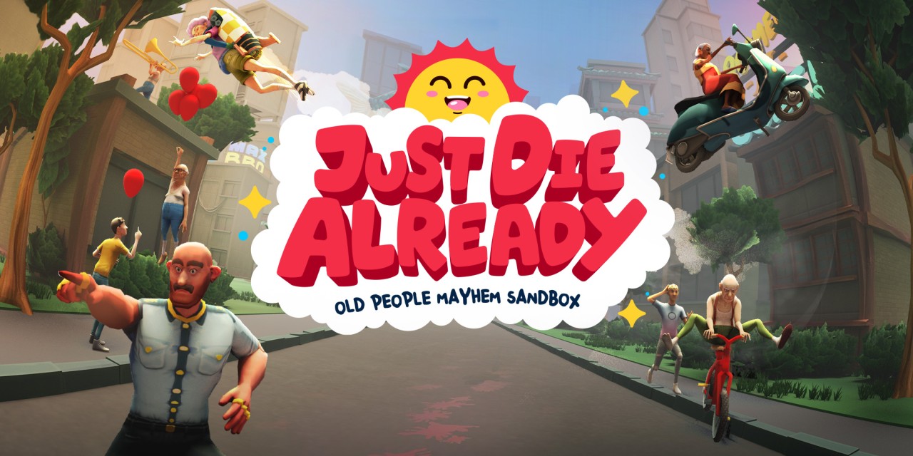 Just Die Already title screen for Nintendo Switch