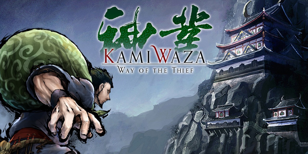 Kamiwaza: Way of the Thief title screen for Nintendo Switch