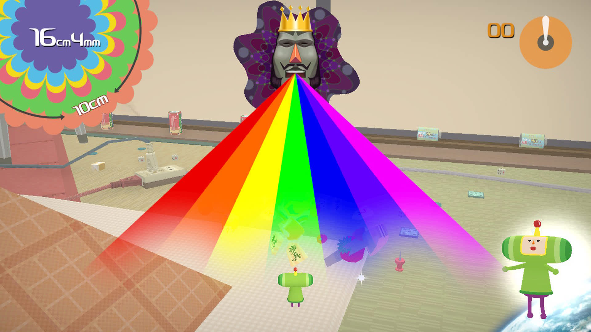 Katamari Damacy Reroll title screen for Nintendo Switch