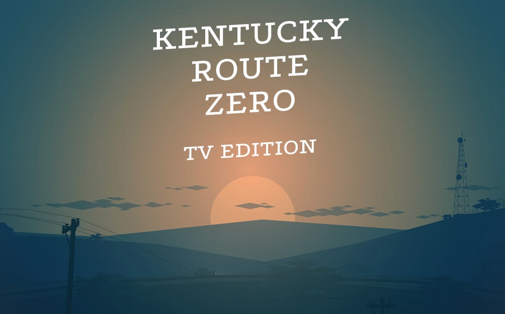 Kentucky Route Zero title screen for Nintendo Switch