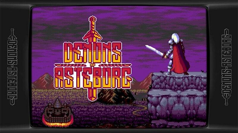Kingdom Of Asteborg title screen for Nintendo Switch