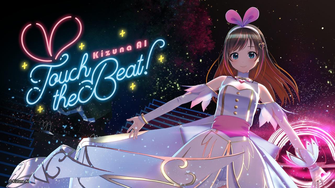 Kizuna AI: Touch the Beat title screen for Nintendo Switch