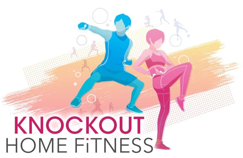 Knockout Home Fitness title screen for Nintendo Switch