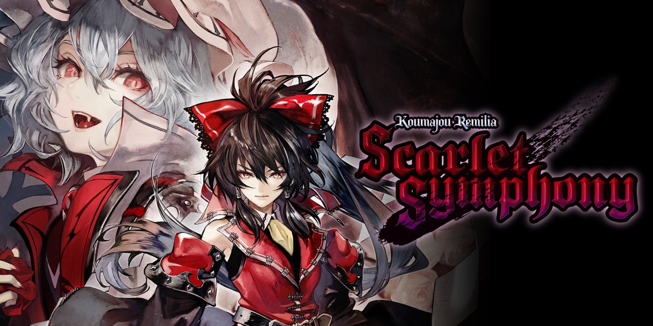 Koumajou Remilia: Scarlet Symphony title screen for Nintendo Switch