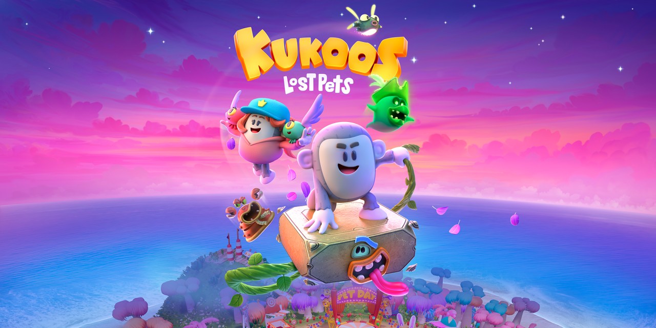 Kukoos Lost Pets title screen for Nintendo Switch