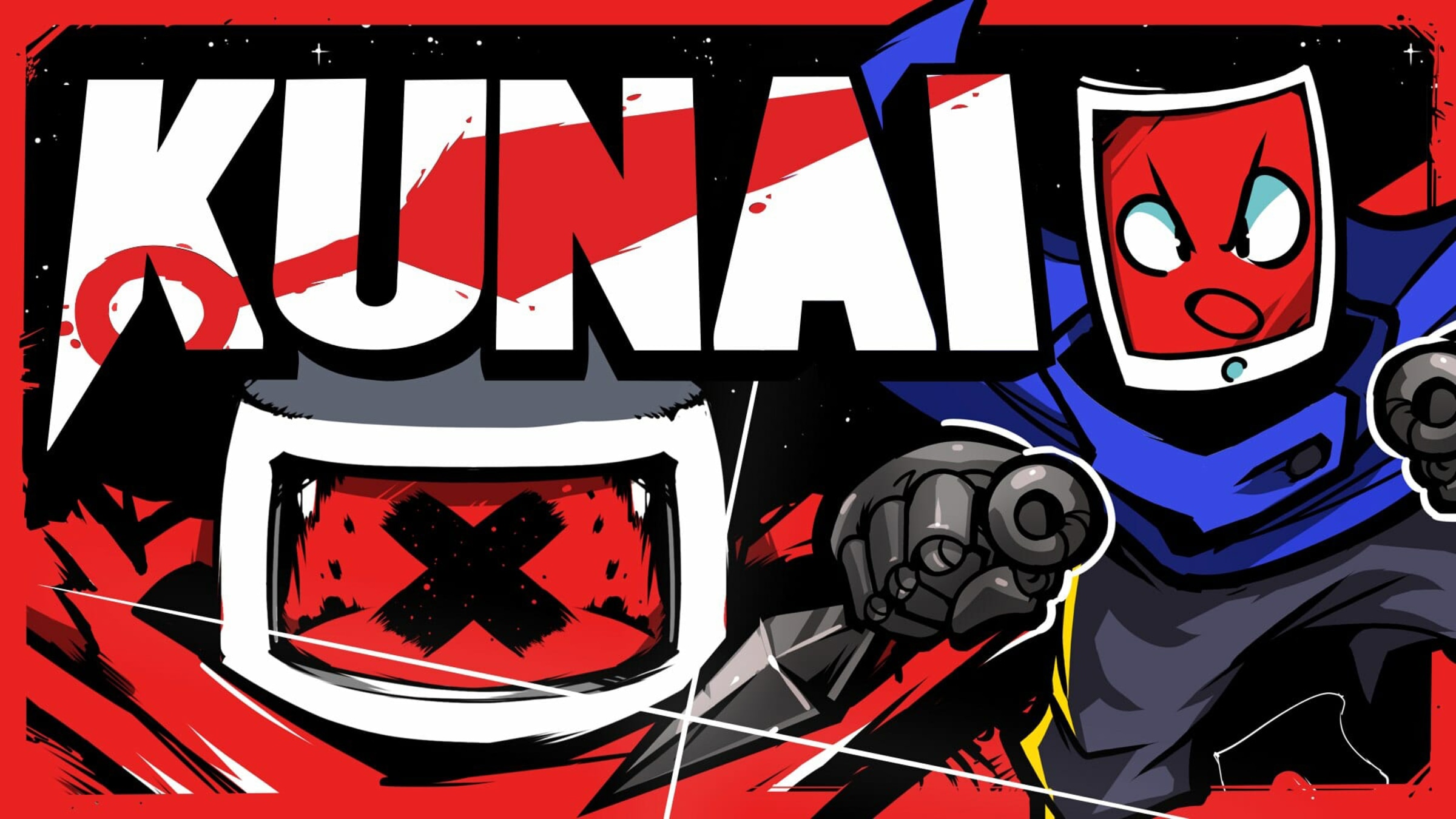 Kunai title screen for Nintendo Switch