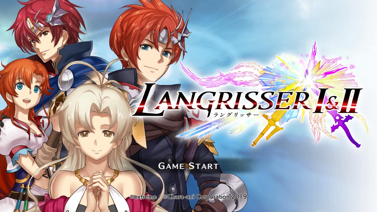 Langrisser I & II [Limited Edition] title screen for Nintendo Switch