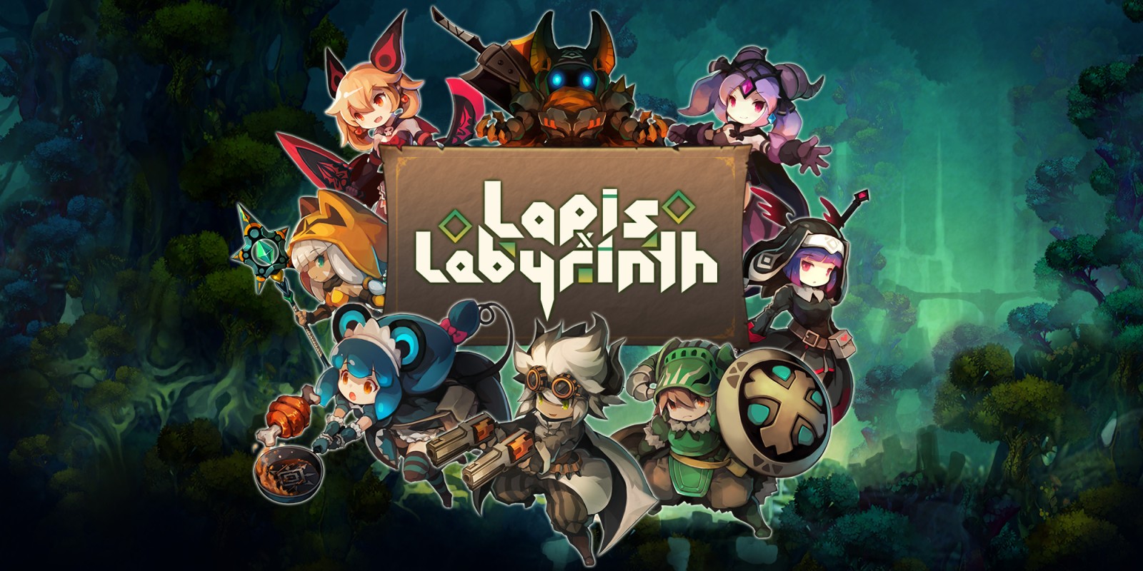 Lapis x Labyrinth [Limited Edition XL] title screen for Nintendo Switch