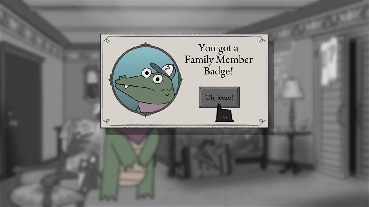 Later Alligator title screen for Nintendo Switch