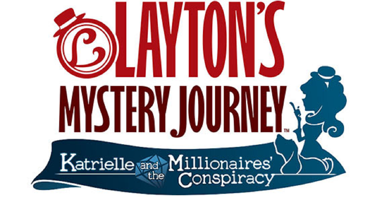Layton's Mystery Journey: Katrielle and the Millionaires' Conspiracy title screen for Nintendo Switch