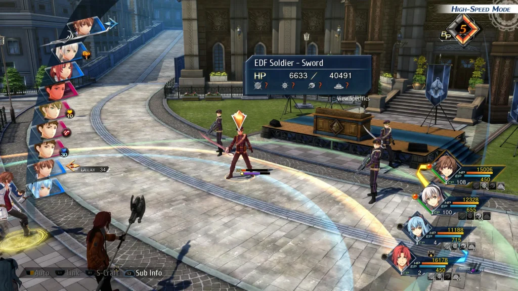 Legend of Heroes: Trails Into Reverie title screen for Nintendo Switch